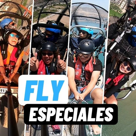 Fly Especiales - Vuelo en Paratrike 25 a 30 min.